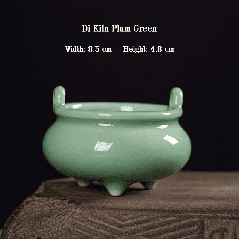 Celadon Double-Handled Incense Burner