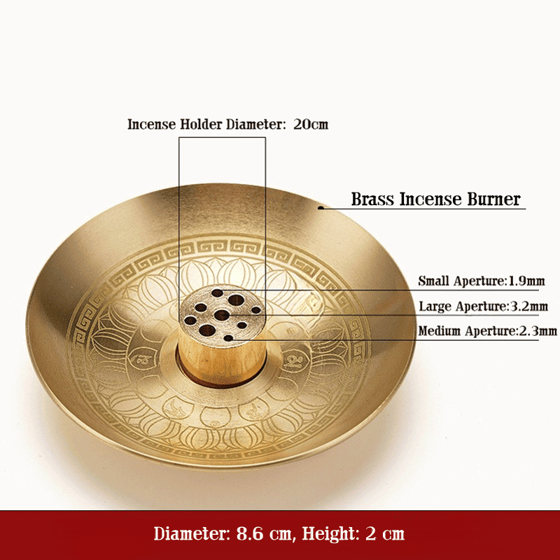 Brass Coil Incense Holder